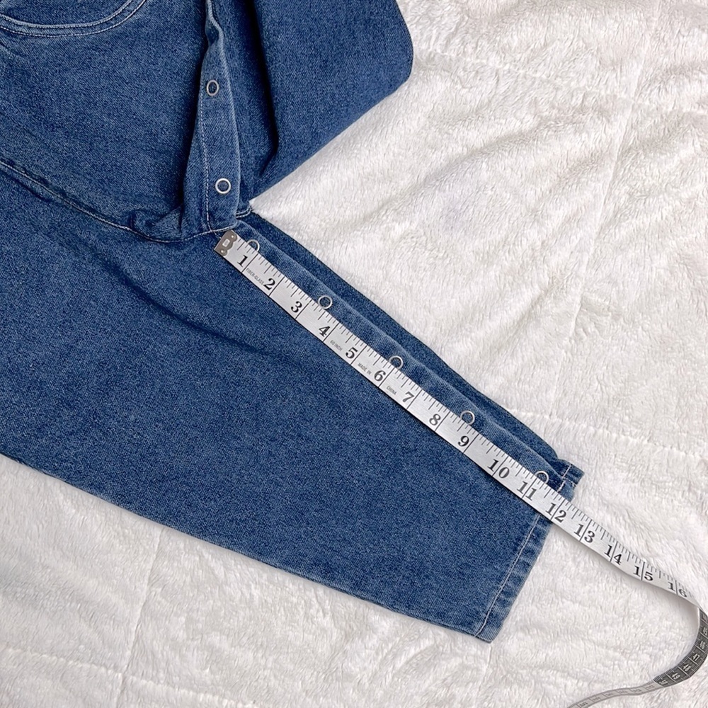 Sprockets Girl’s Toddler Classic Blue Denim Pink Flower Pocket Overalls -Size 3T - Picture 5 of 14